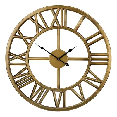 Wall Clock NOTTWIL cm Metal Gold