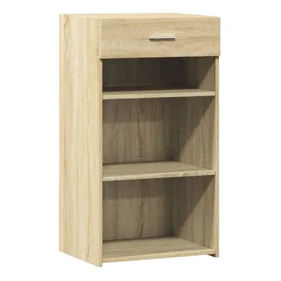 (sonoma oak) vidaXL Sideboard Home Storage Cupboard Cabinet Highboard White Engineered Wood