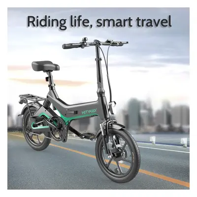 HITWAY Electric Bike 250W Foldable Pedal Assist E Bike with 7.8Ah