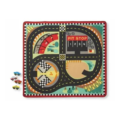 Melissa And Doug Round The Race Track Rug