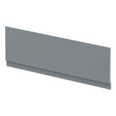 1800mm Edge/Power Straight Front Bath Panel & Plinth - Matt Coastal Grey