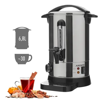 AREBOS Electric Catering Hot Drink Dispenser Mulled Wine Dispenser with Timer and Thermostat sta