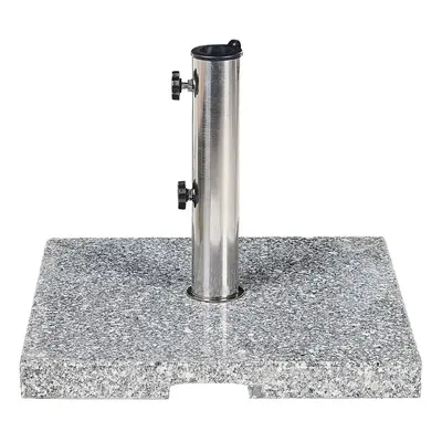 Square Granite Parasol Base Grey CEGGIA