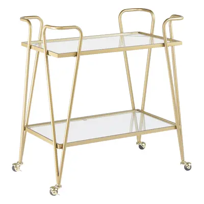 Kitchen Trolley NOTI Metal Gold