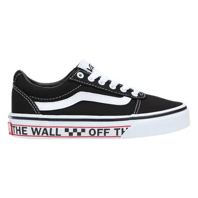 (4.5 UK / 5.5 US, Black) Vans Unisex Kids Ward Off The Wall Sidewall Low Rise Trainers Sneakers 