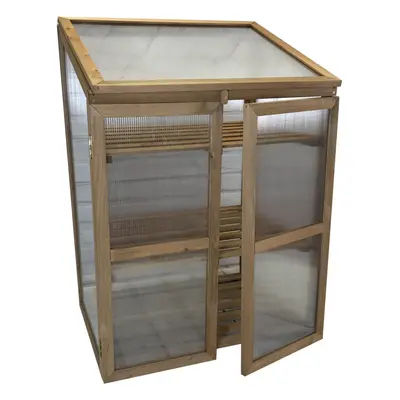 Wooden Framed Polycarbonate Growhouse Mini Greenhouse