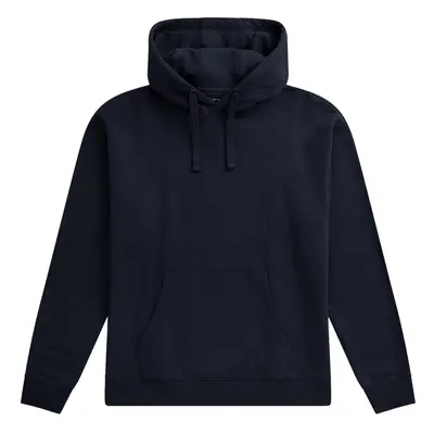 (XS, Navy) Animal Mens Icon Organic Drop Shoulder Hoodie