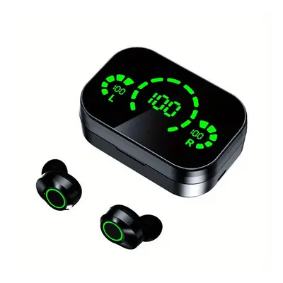 Wireless Earphones With LED Display, Noise Reduction, Waterproof, And Rechargeable Battery - Per