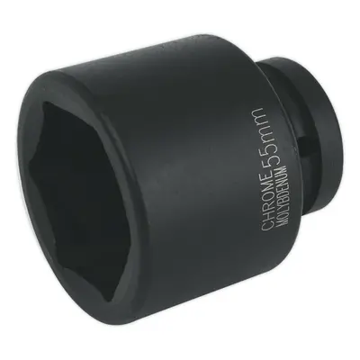 55mm Forged Impact Socket - Inch Sq Drive - Chromoly Impact Wrench Socket