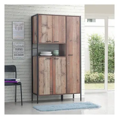 Stretton Kitchen Dining Room Display Drinks Larder Cabinet Cupboard Rustic