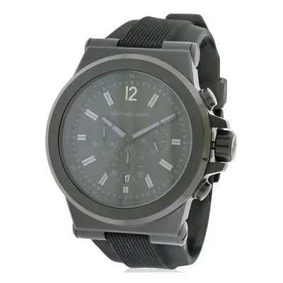 Michael Kors Mens Black Silicone Watch MK8152