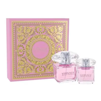 Versace Bright Crystal Pcs Set: Oz Eau De Toilette Spray + Oz Eau De Toilette Spray (Hard Box)