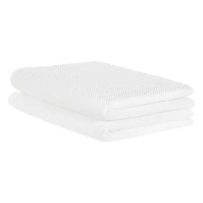 Set of Towels MITIARO Terry Cotton White