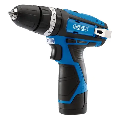 Draper 12V COMBI DRILL KIT-BT & CHRGR 70256 12V Combi Drill, x 1.5Ah Battery, x Fast Charger