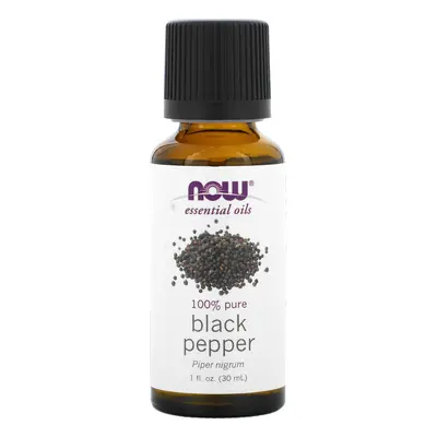 NOW Foods, Essential Oils, Black Pepper Oil, fl oz (30 ml)