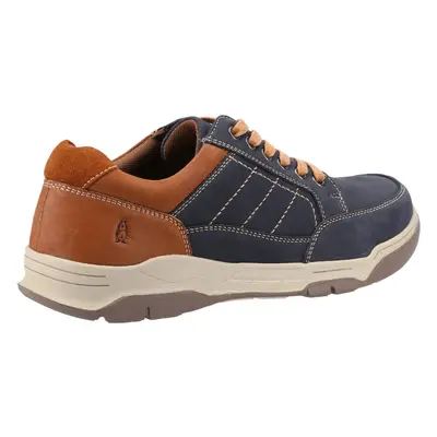 (Blue, (Adults')) Hush Puppies Finley Leather Men's Navy Lace-Up Shoes