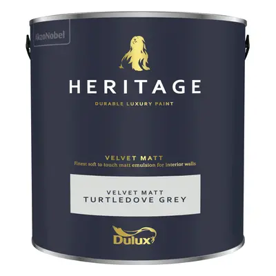 (Turtledove Grey) Dulux Heritage Velvet Matt 125ml Tester Pot