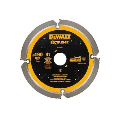 DEWALT DT1472-QZ Extreme PCD Fibre Cement Saw Blade x 30mm x 4T