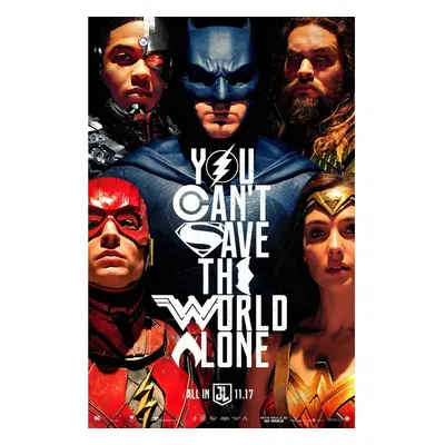 Justice League Original Movie Poster Unite The League 2Nd Advance Style