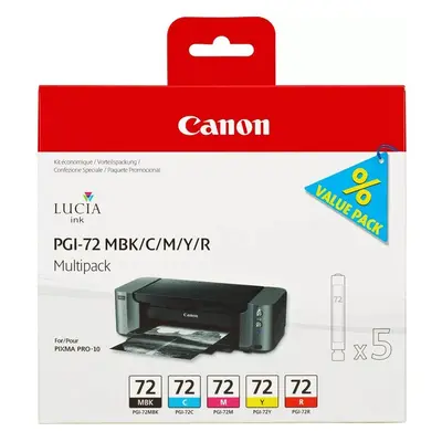 Canon PGI-72 5-Colour Ink Cartridge Multipack 6402B009 CO97420