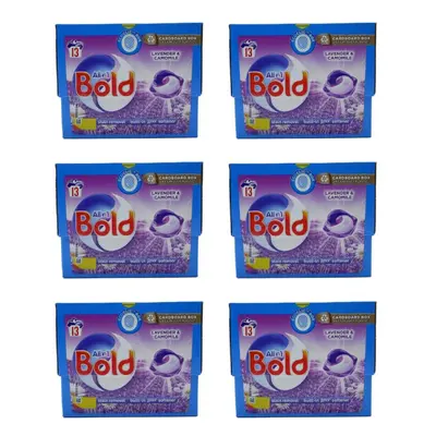 Bold All-in-1 Pods Washing Liquid Laundry Detergent Lavender & Camomile Pods - Pack of