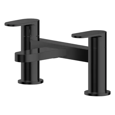 Current Round Deck Mounted Bath Filler Tap - Matt Black - Balterley