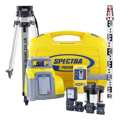 Spectra LL300N Laser Level Kit with Tripod & Staff. 6-Year Warranty