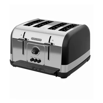 Venture Black Slice Toaster - Defrost Setting - High Lift Feature