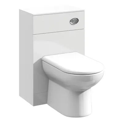 WC Unit - 500mm - Gloss White