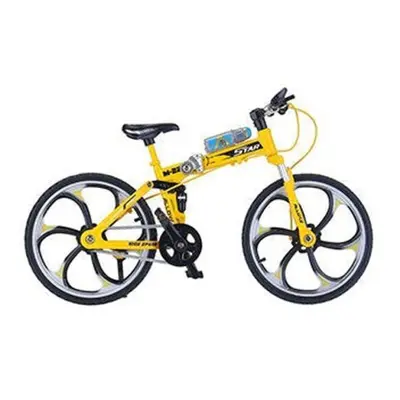 (E) 1:10 3D Mini Multi-color Alloy Mountain Racing Bicycle Rotatable Wheel Diecast Model Toy for