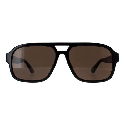 Gucci Sunglasses GG1342S Black Brown Polarised