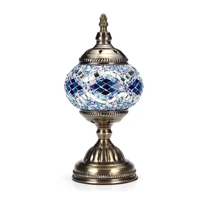 (Type A) E27 Handmade Retro Turkish Moroccan Romantic Table Lamp Home Bar Fixture Decor