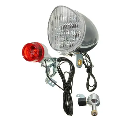 Motorized Bike Friction Power Generator Generation Dynamo Rear Tail Light Kit