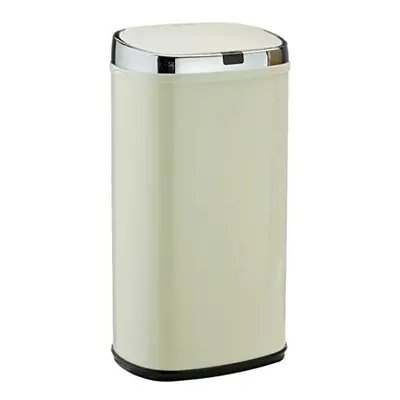 Morphy Richards Chroma Square Sensor Bin, Stainless Steel, Metal, Cream, Litre