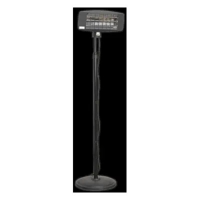 Infrared Quartz Patio Heater 2000W/230V with Telescopic Floor Stand