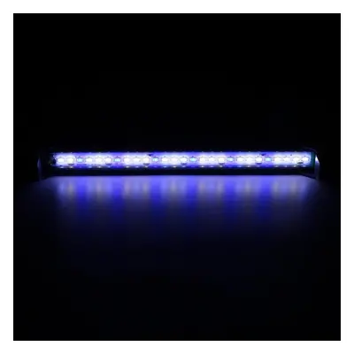 (US Plug) 30cm LED Fish Tank Aquarium Light White Blue Lamp Clip on Waterproof Bar AC110-240V