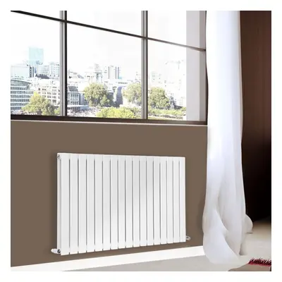 Nes Home X mm Double Flat Panel White Designer Radiator