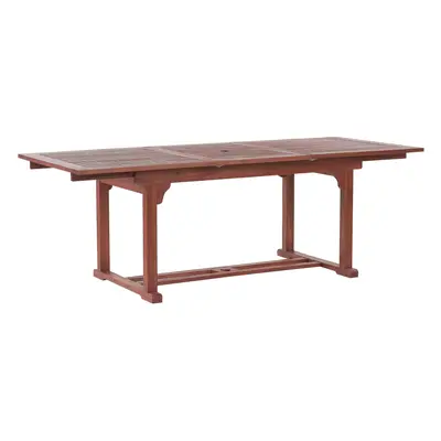 Garden Table Wood Dark Wood TOSCANA