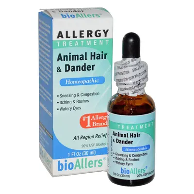 NatraBio, BioAllers, Allergy Treatment, Animal Hair & Dander, fl oz (30 ml)