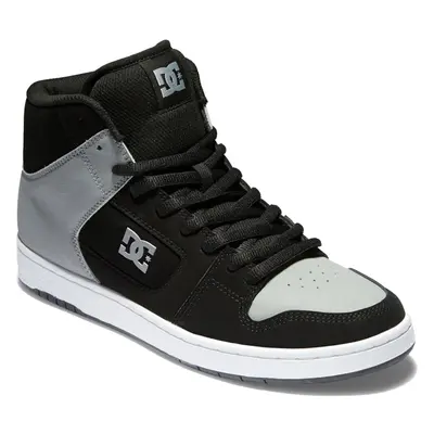 (Black Grey, UK / US 10) DC Manteca Hi Mens Mid Top Ankle Boot Skate Shoes