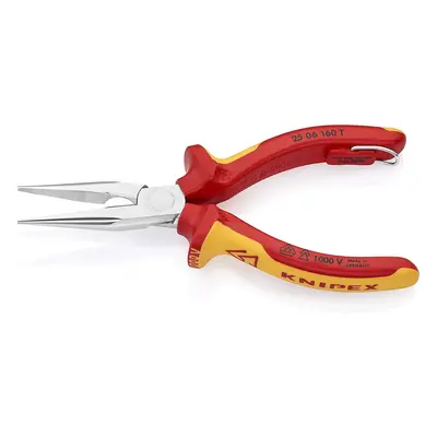 KNIPEX Snipe Nose Side Cutting Pliers (Radio Pliers) 1000V-insulated (160 mm) 06 T