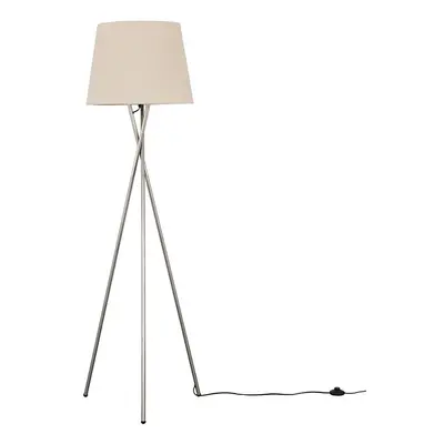 Camden Tripod Silver Floor Lamp