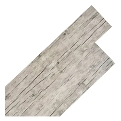 vidaXLNon Self-adhesive PVC Flooring Planks 5.26mÂ² 2mm Oak Washed Floor Tile