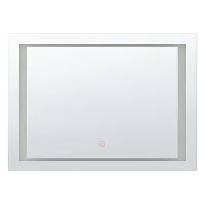 LED Bathroom Mirror EYRE Silver