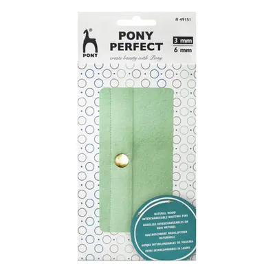 Pony Perfect Knitting Pins Double-Ended Sets of Five In Felt Case: Assorted Sizes P49151