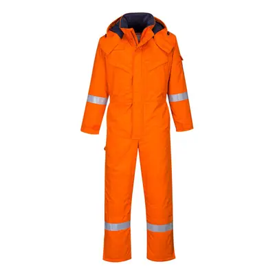 (Orange, XL) Portwest FR Anti-Static Winter Coverall