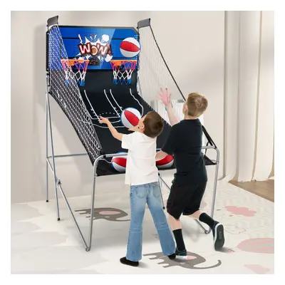 Double Basketball Hoop Game Modes Basketball Arcade w/ Scoreboard