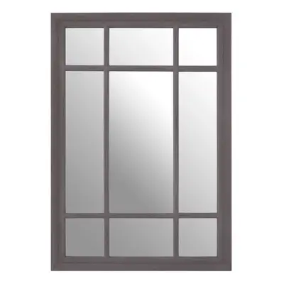 Premier Housewares Hawthorne Rectangular Grey Wall Mirror