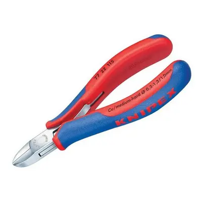 Knipex 22 SB Electronic Diagonal Cut Pliers - Round Non Bevelled 115mm