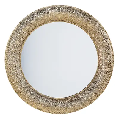 Wall Mirror CHANNAY cm cm Metal Gold